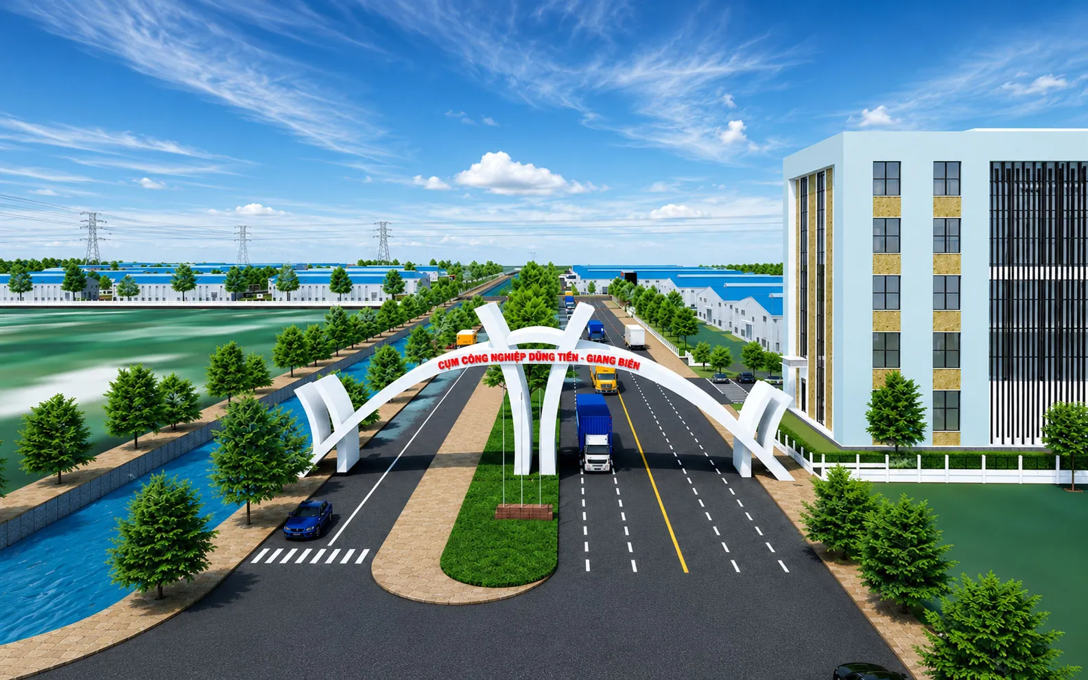 Cụm công nghiệp Dũng Tiến - Giang Biên