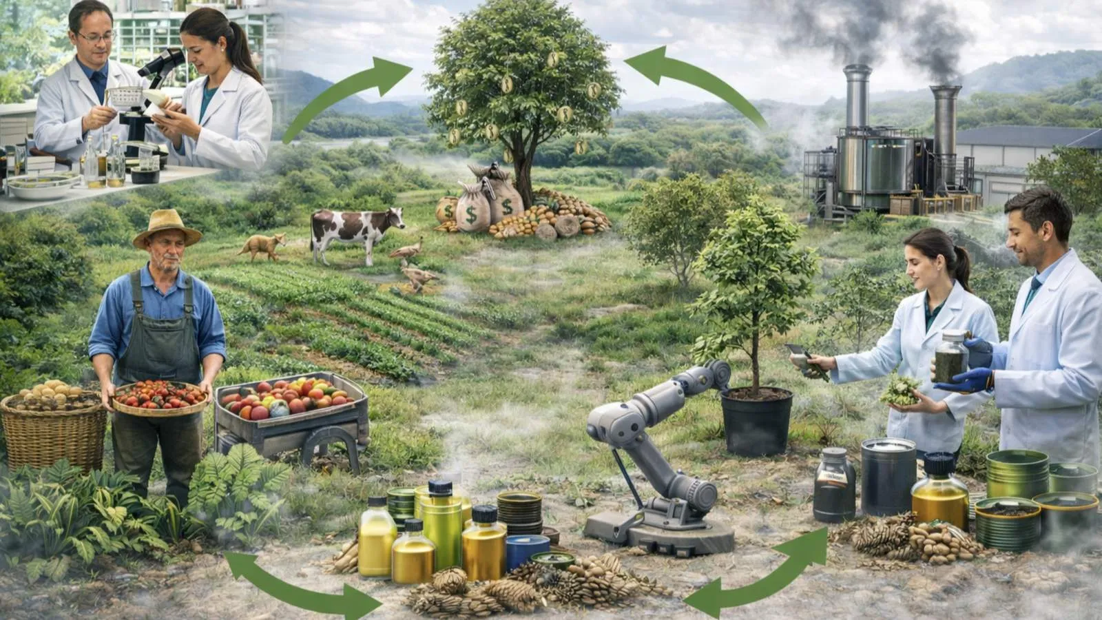 Ảnh minh họa: Mô hình Agroforestry 4F Plus của Faraday