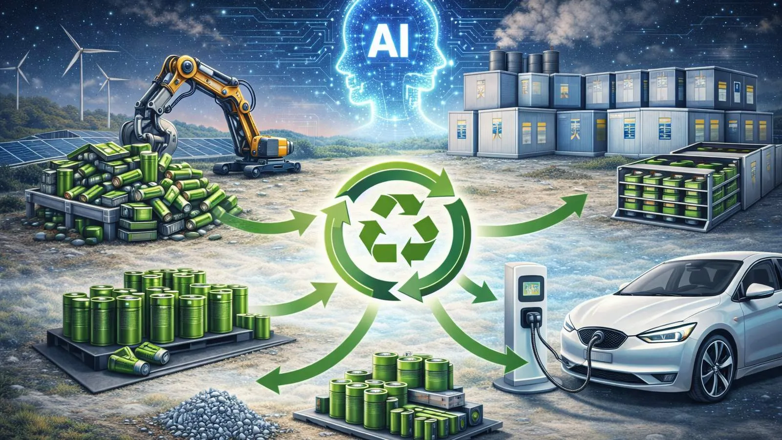Giới thiệu "Giải pháp tái chế ắc quy Lithium-ion ứng dụng trí tuệ nhân tạo"