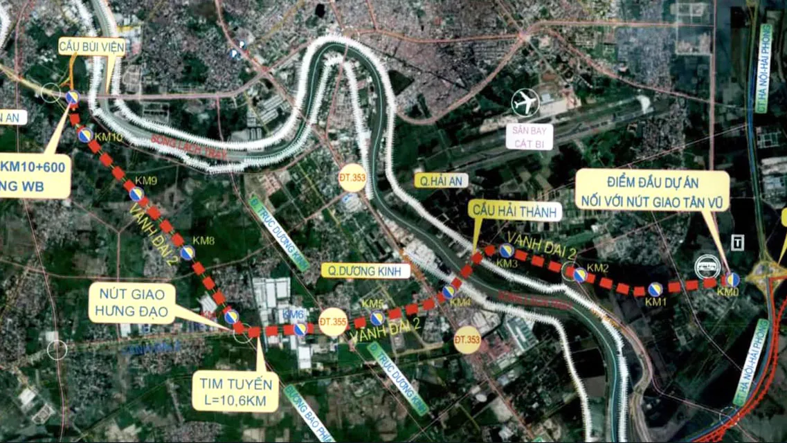 Hải Phòng chuyển mục đích hơn 87ha đất lúa để thực hiện dự án đường vành đai 2 và cụm công nghiệp